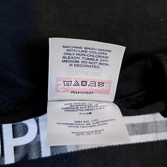 Supreme Motion Logo Tee Black L - Picture 4 of 6